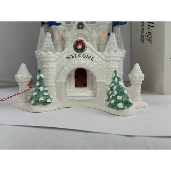 Department 56 Snow Carnival Ice Palace Snow Village lighted building w box - Picture 3 of 13